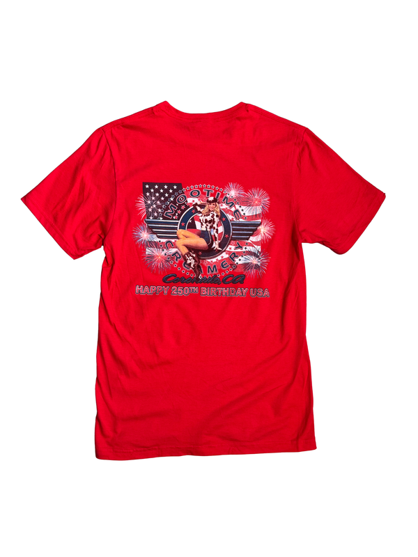250th USA Pin Up T-Shirt
