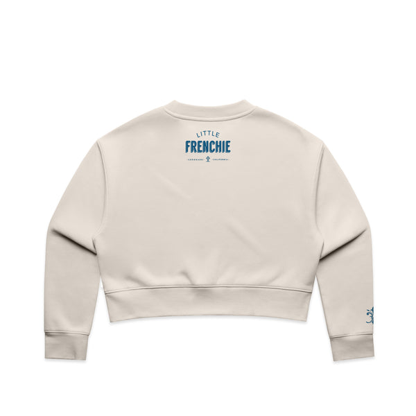 Champagne Problems Crop Crewneck